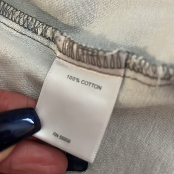 Vintage Chelsea & Violet Evil Eye crop washed denim jacket O/S - Picture 4 of 8